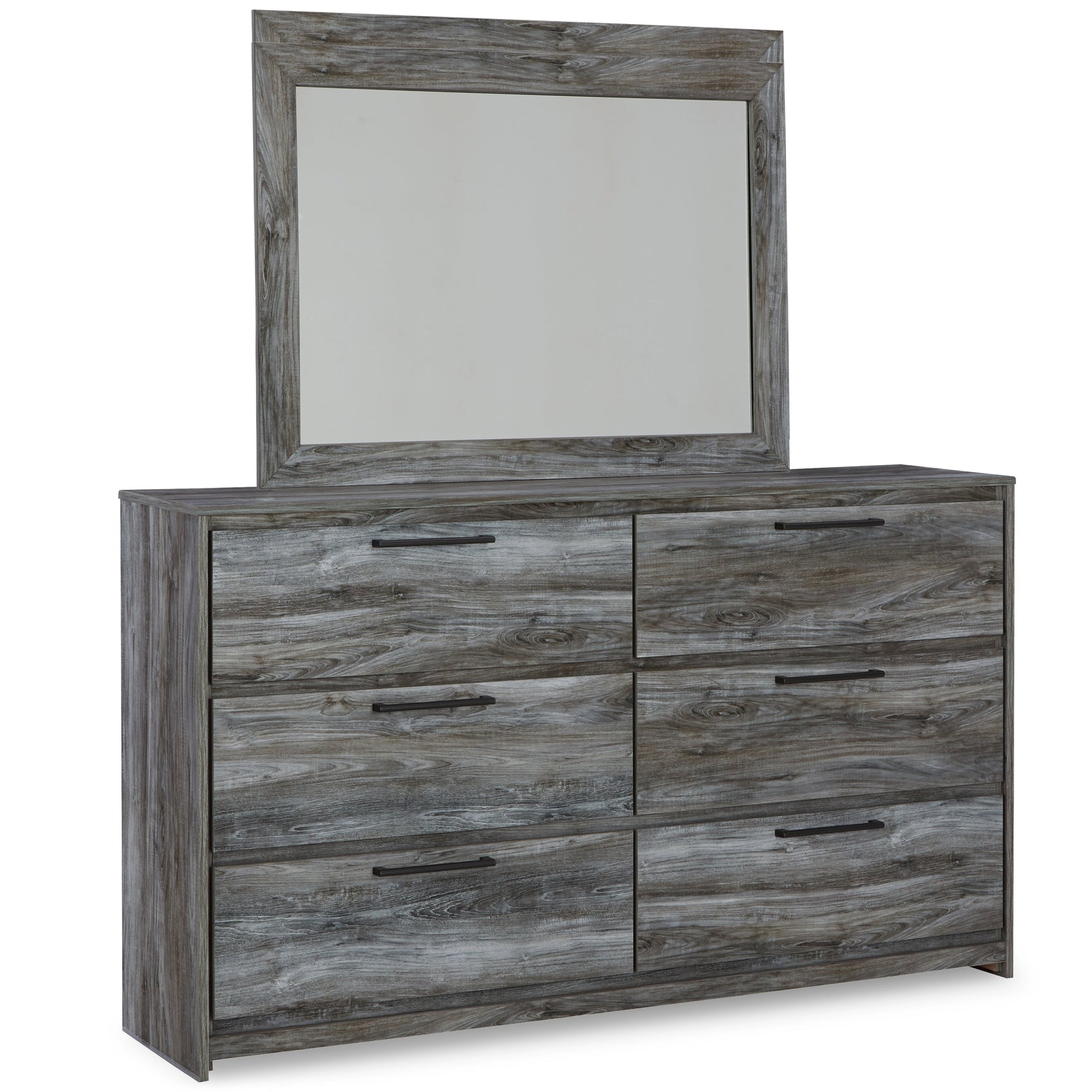 Baystorm Gray Full Panel Bedroom Set with Dresser and Mirror (Online Special Price) - Ornate Home