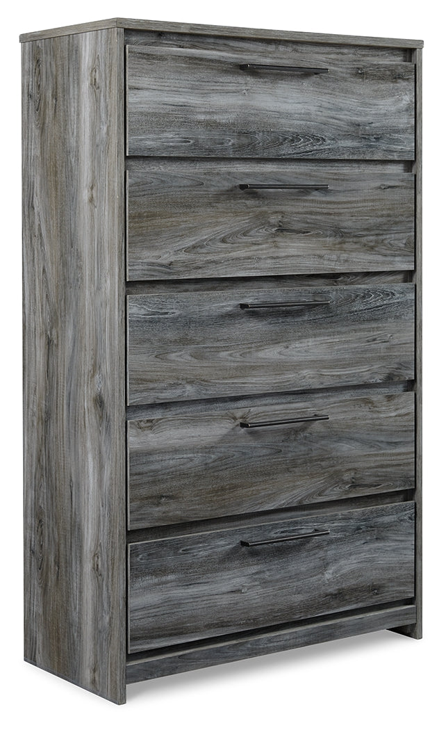 Baystorm Gray King Panel Bedroom Set with Dresser, Mirror and Chest (Online Special Price) - Ornate Home