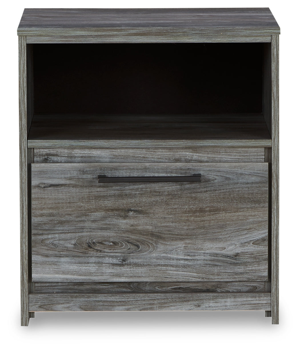 Baystorm Gray Twin Panel Headboard Bed & Dresser & Mirror & Nightstand (Online Special Price) - Ornate Home
