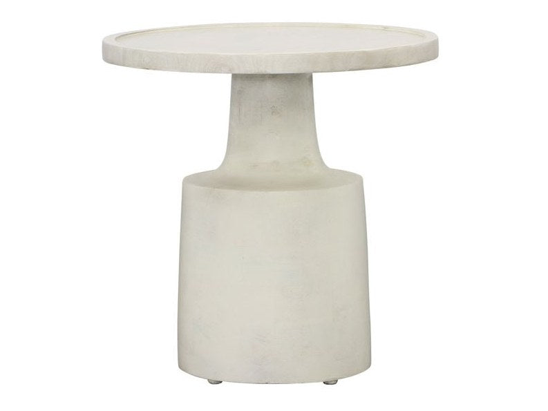 Bea Whitewash Side Table - Ornate Home