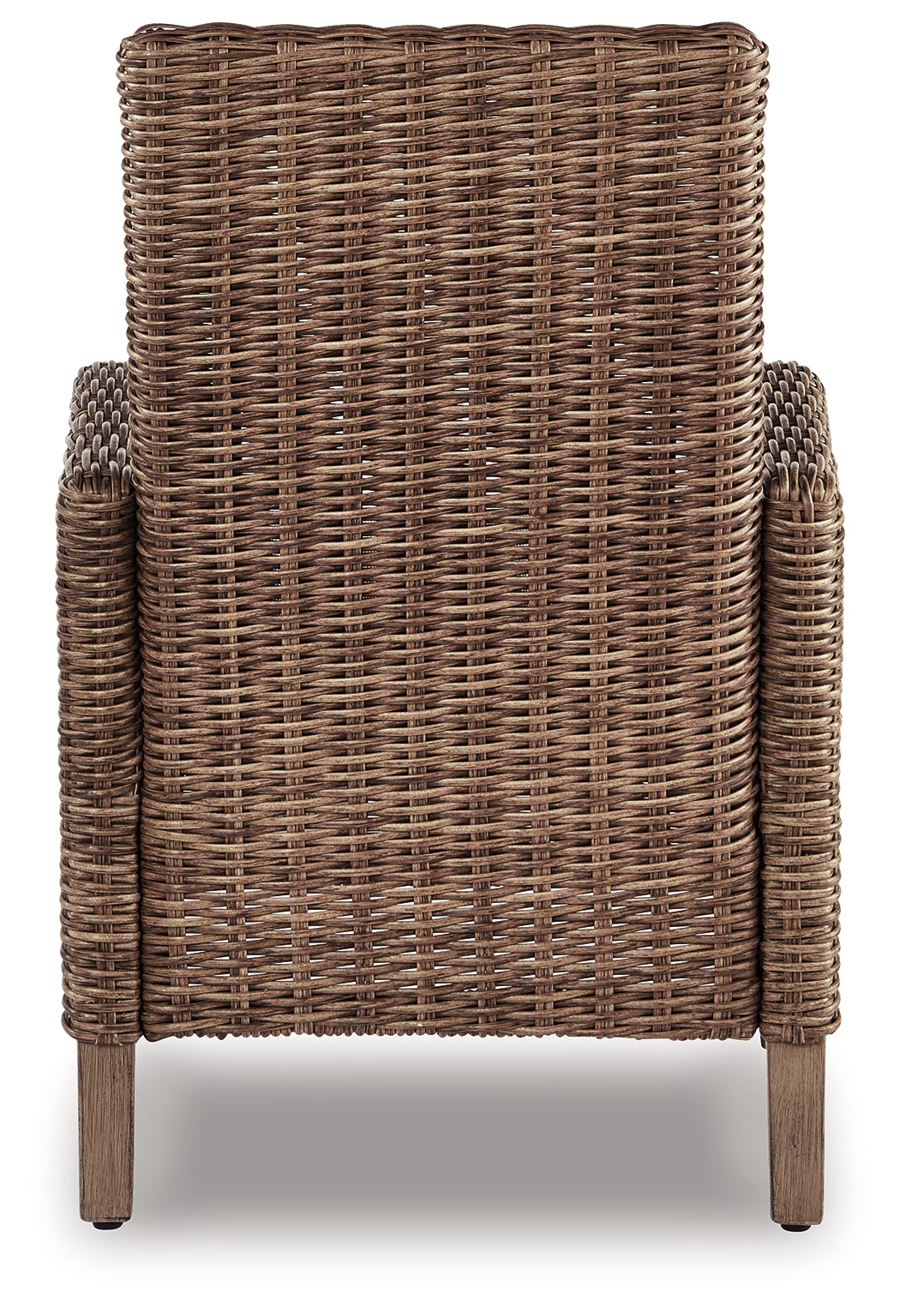 Beachcroft Beige 4-Piece Outdoor Sectional, 2 Arm Chairs, Lounge Chair and Bench - Ornate Home