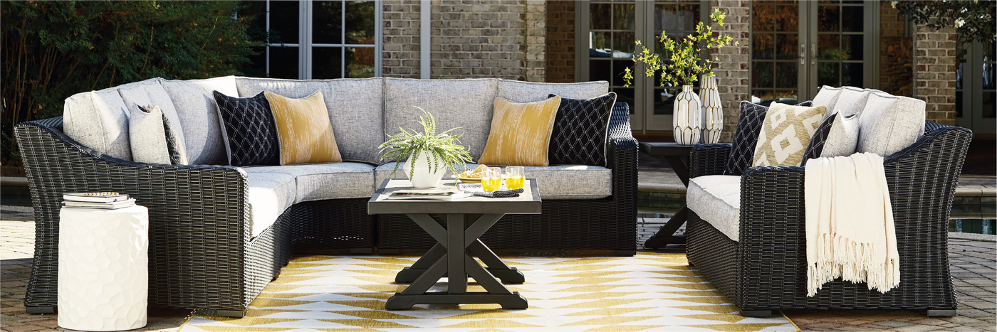 Beachcroft Black/Light Gray Collection by Ashley Furniture