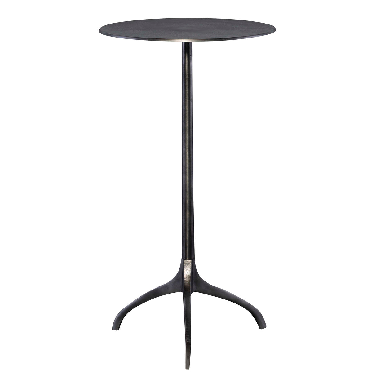 Beacon Gray/Silver Industrial Accent Table - Ornate Home