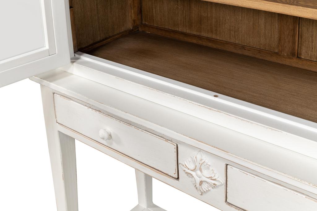 Beacon Hill White Display Case - Ornate Home