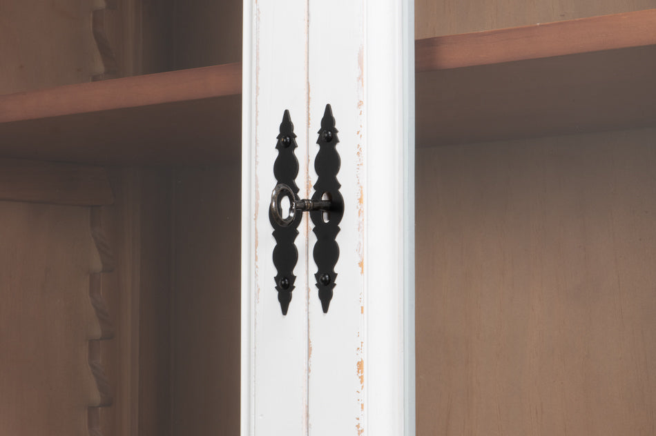 Beacon Hill White Display Case - Ornate Home