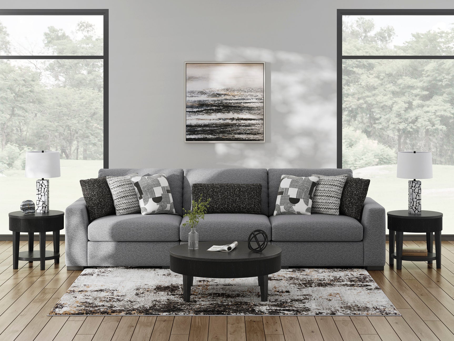 Bealton Salt and Pepper 3-Piece Sectional (Online Special Price) - Ornate Home