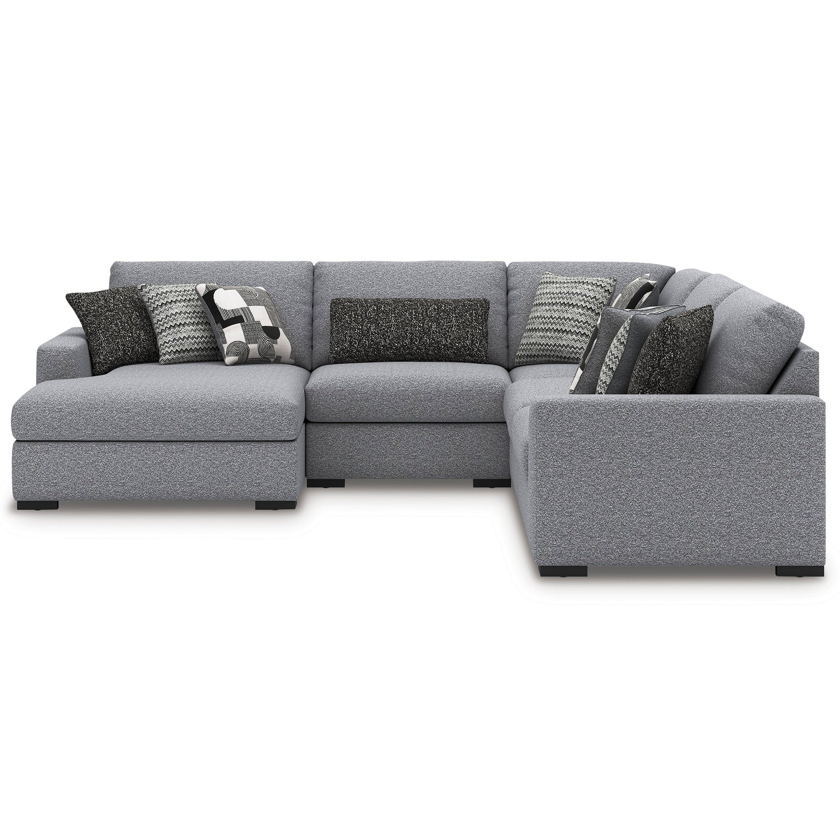 Bealton Salt and Pepper 5-Piece Sectional with Chaise (Online Special Price) - Ornate Home