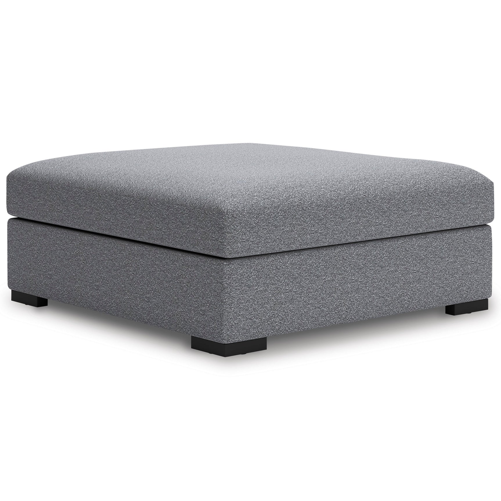Bealton Salt and Pepper Oversized Accent Ottoman (Online Special Price) - Ornate Home