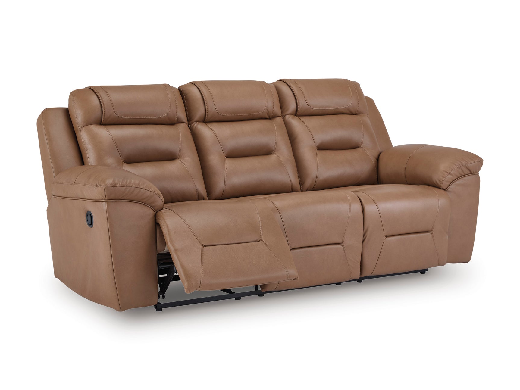 Beaman Peak Toffee Reclining Sofa - Ornate Home