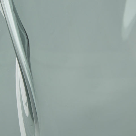 Beamund Teal Blue Curved Vase - Ornate Home