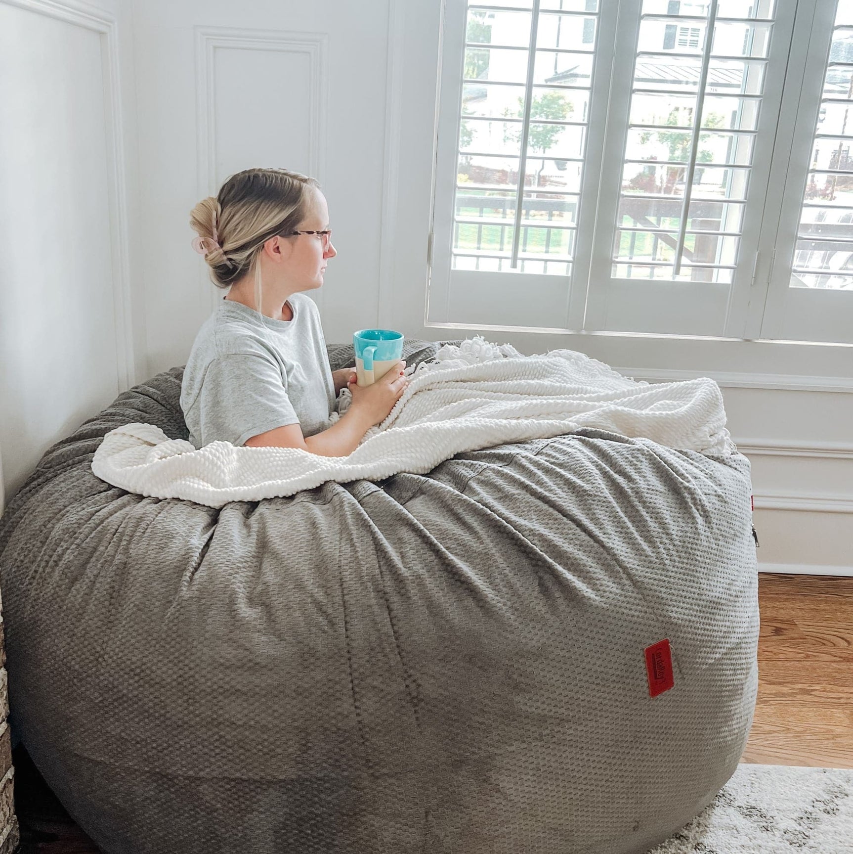 Bean Bag - Full - Chenille - Ornate Home