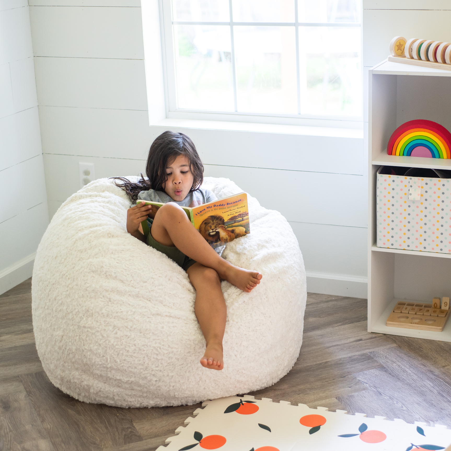 Bean Bag - Full - Faux Fur - Ornate Home
