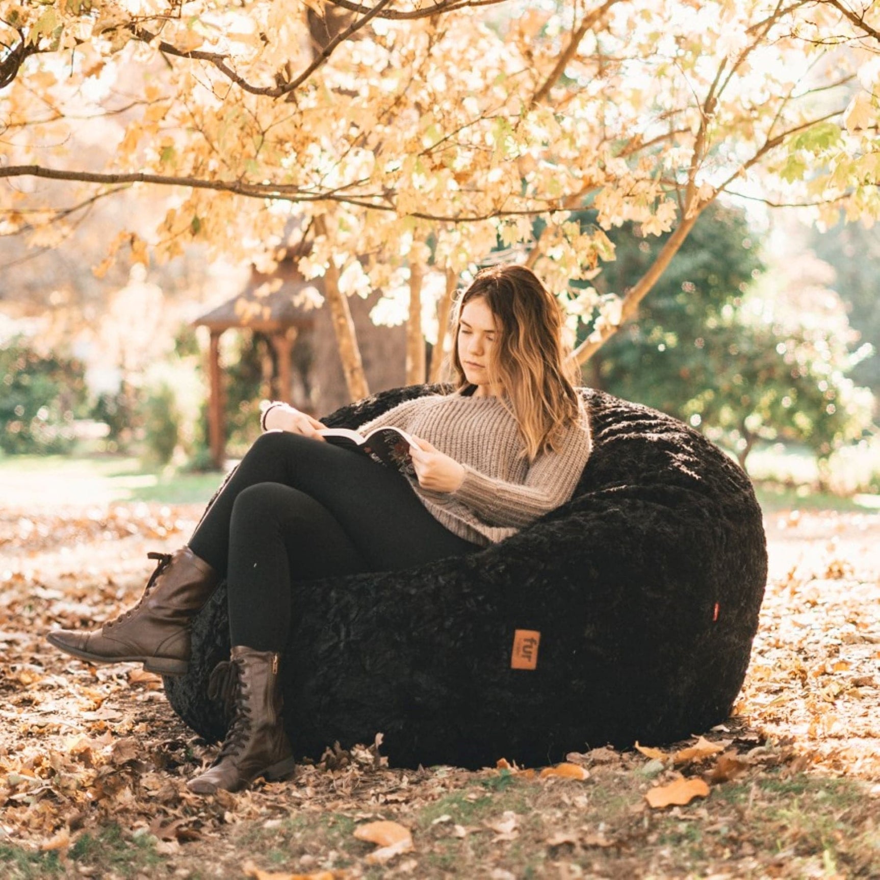 Bean Bag - Full - Faux Fur - Ornate Home