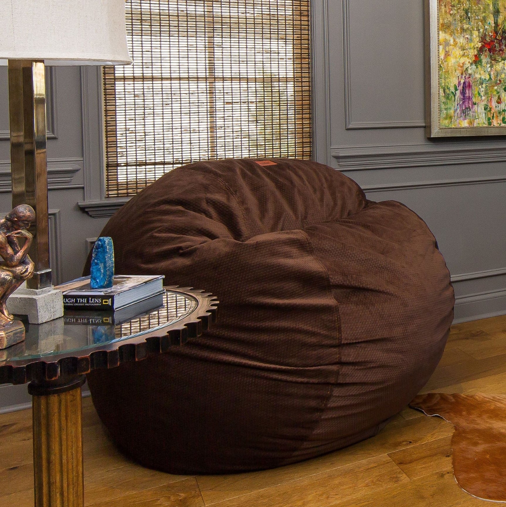 Bean Bag - King - Chenille - Ornate Home