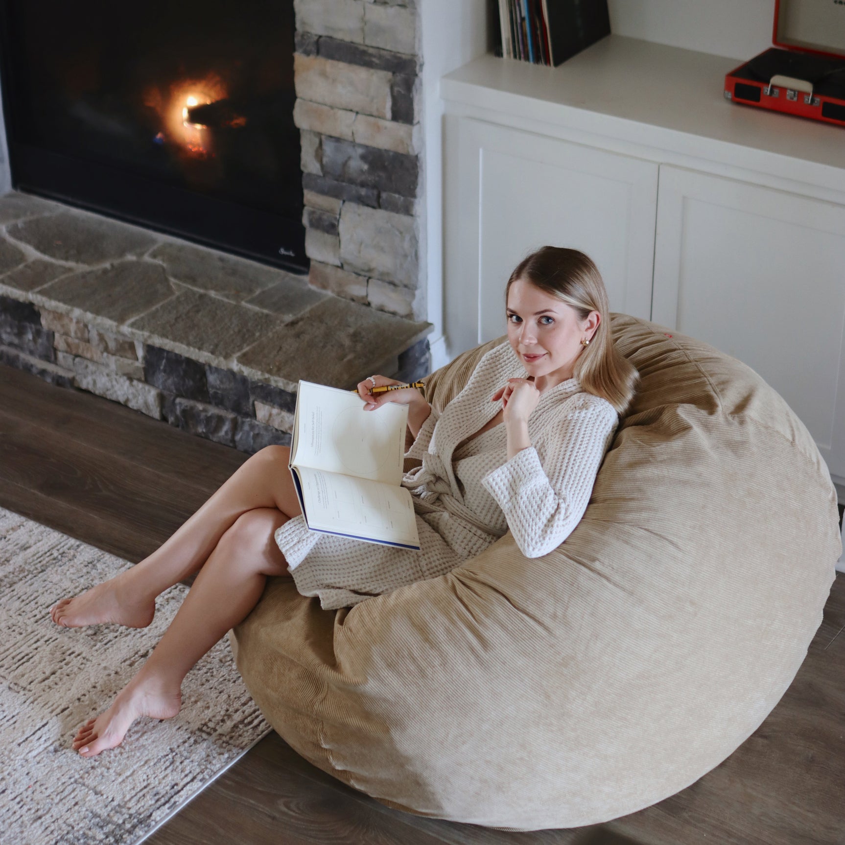 Bean Bag - King - Corduroy - Ornate Home