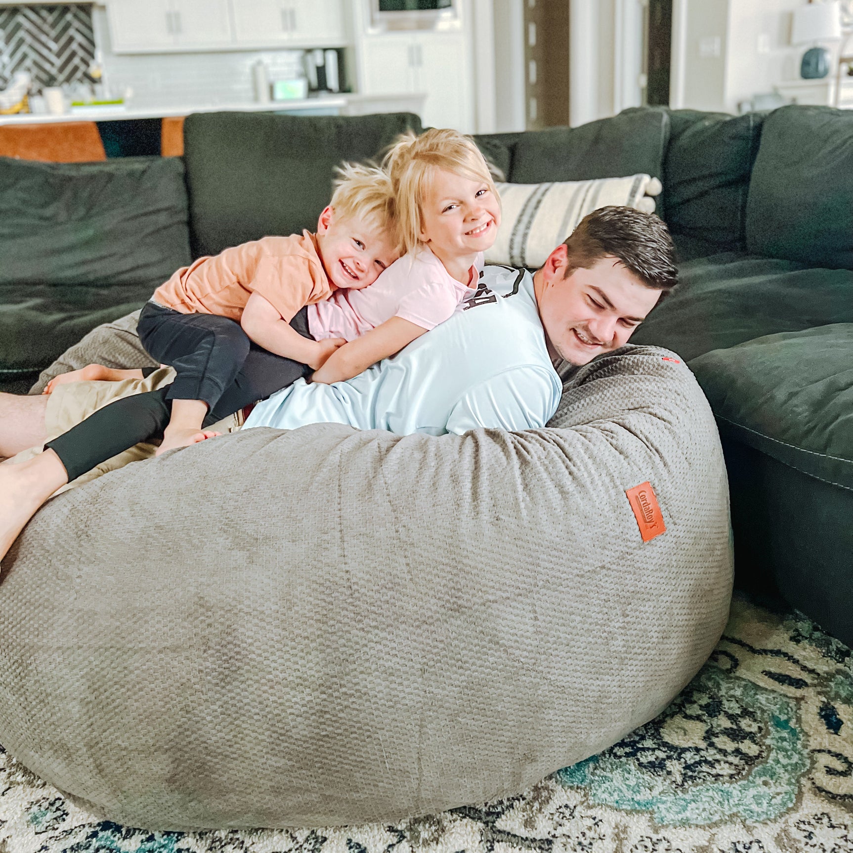 Bean Bag - Queen - Chenille - Ornate Home