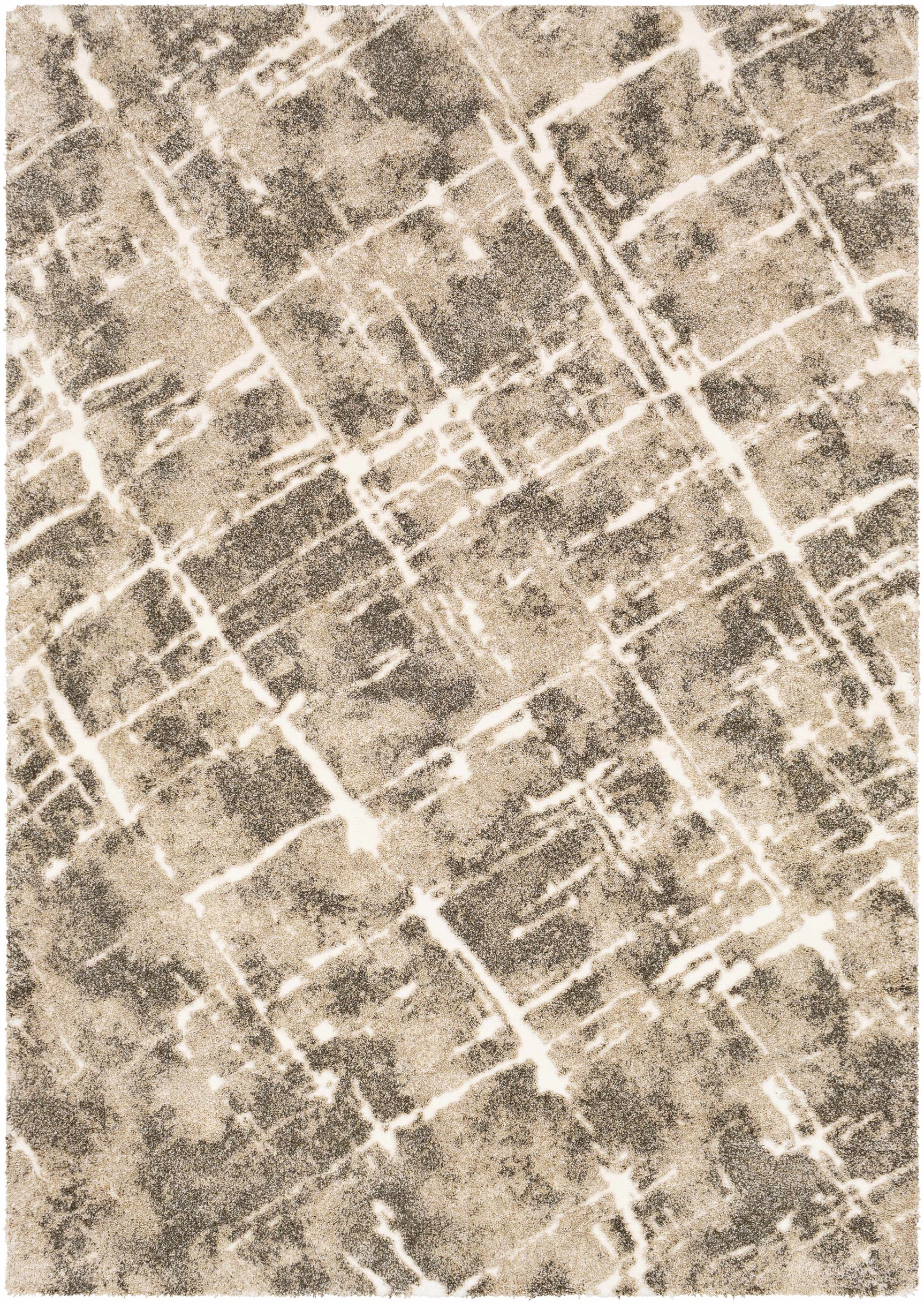 Bearsdale Abstract Thick Rug - Ornate Home