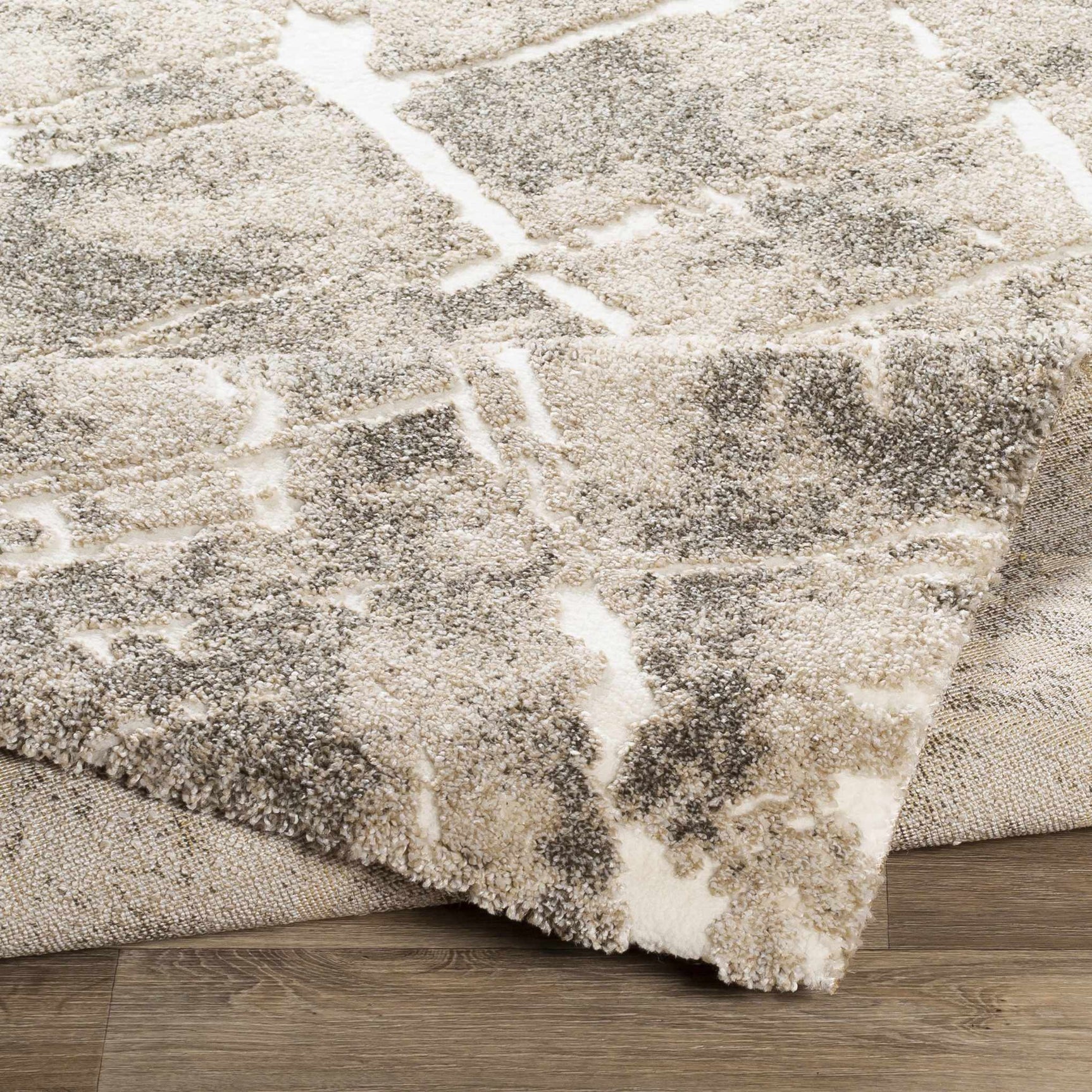 Bearsdale Abstract Thick Rug - Ornate Home