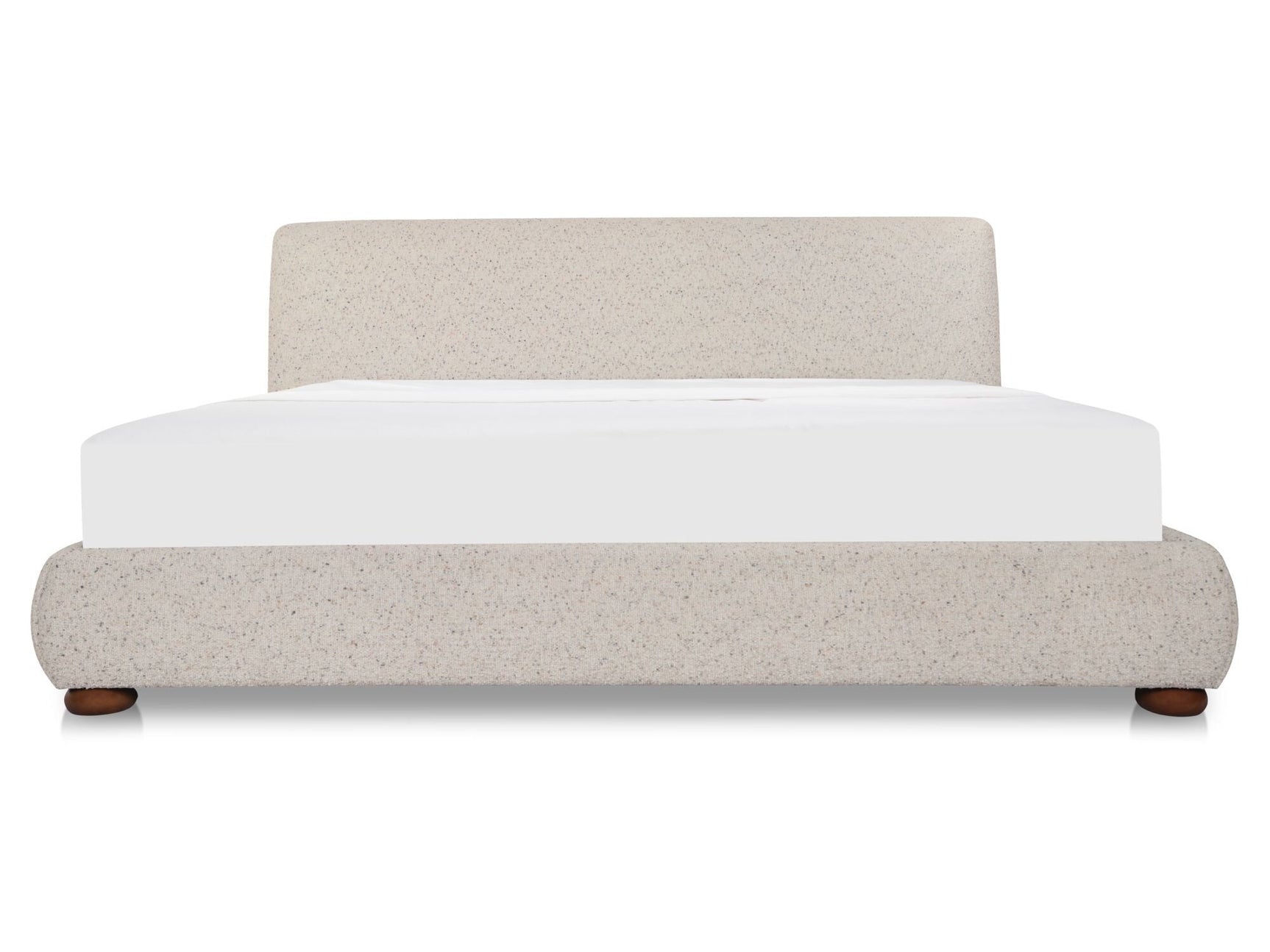 Beau Speckled Light Grey King Storage Bed - Ornate Home