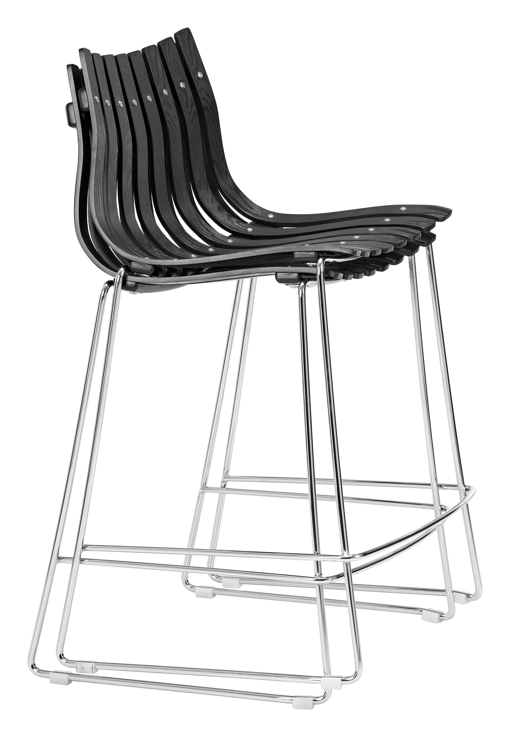 Beaufort Black Counter Stool (Set of 2)