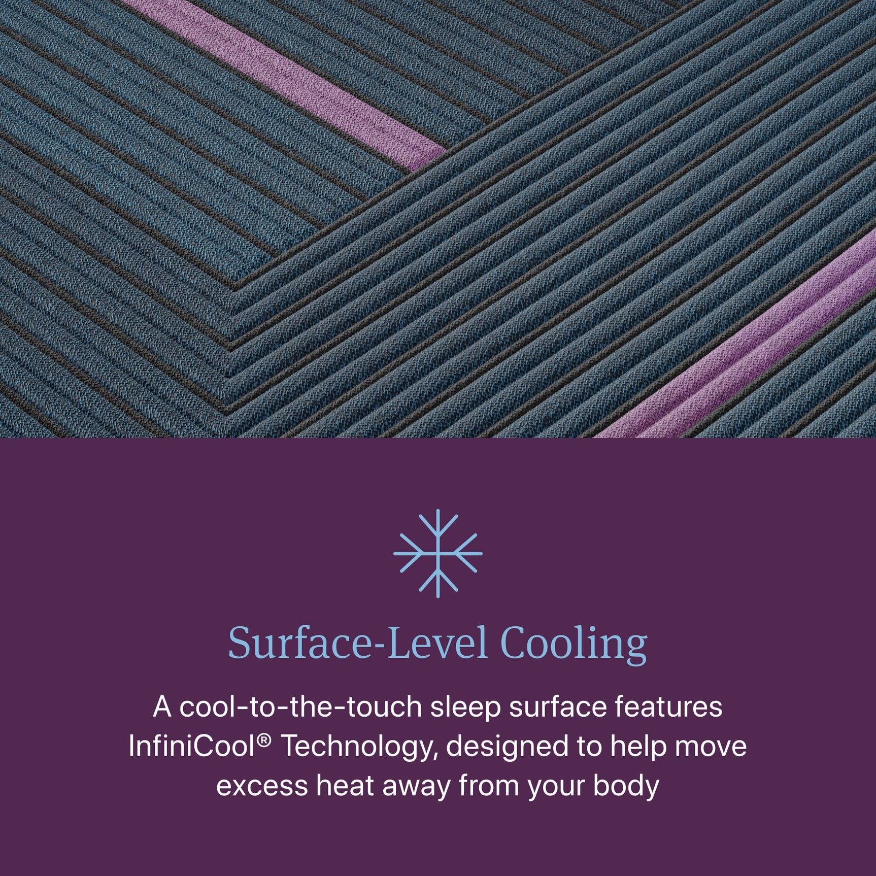 Beautyrest World Class Level Three Gray/Dark Blue Hybrid Cal King Plush Mattress - Ornate Home