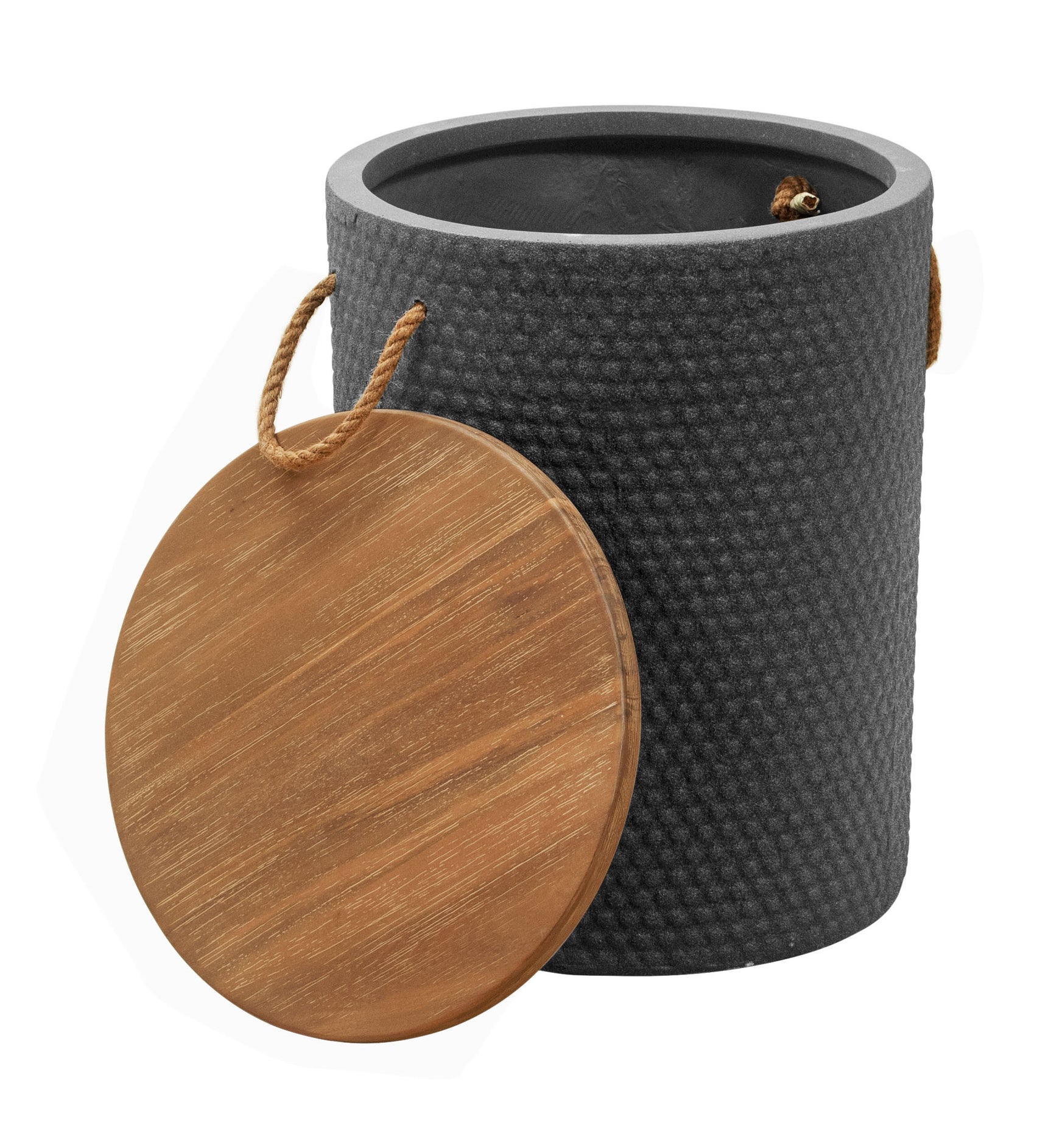 Beban Natural & Black Side Table - Ornate Home