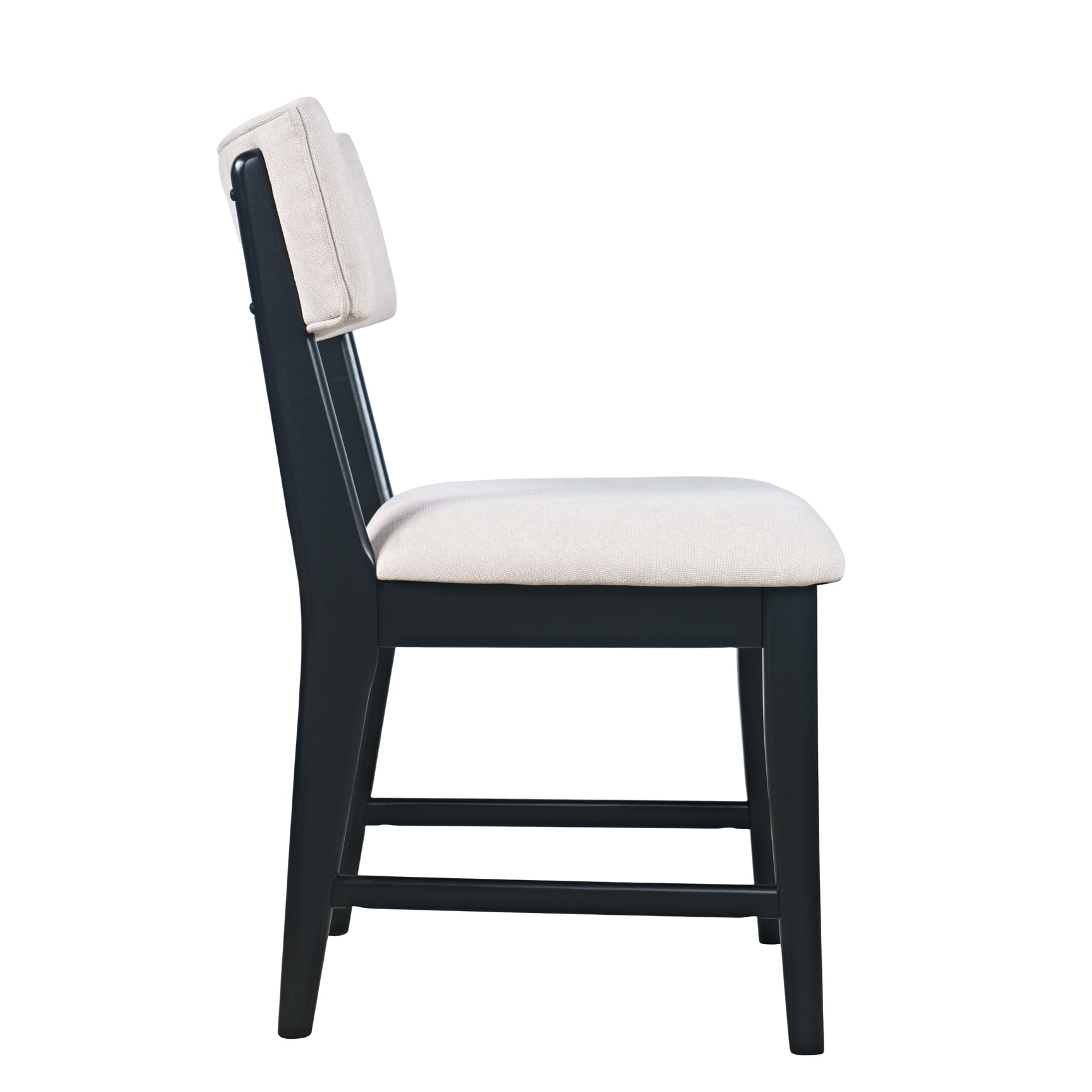 Beck Black Chair (Set of 2) - Ornate Home
