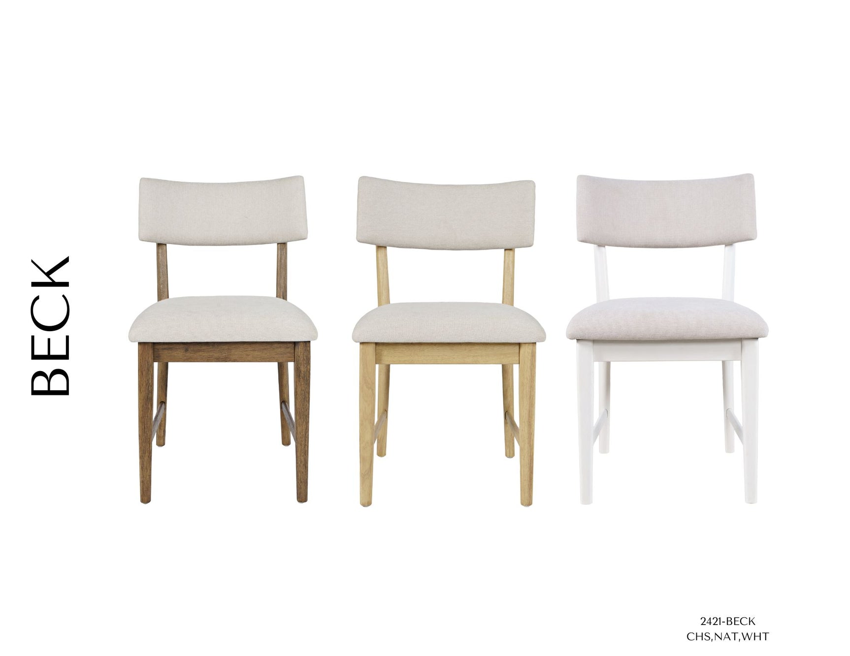Beck Chestnut Chair (Set of 2) - Ornate Home
