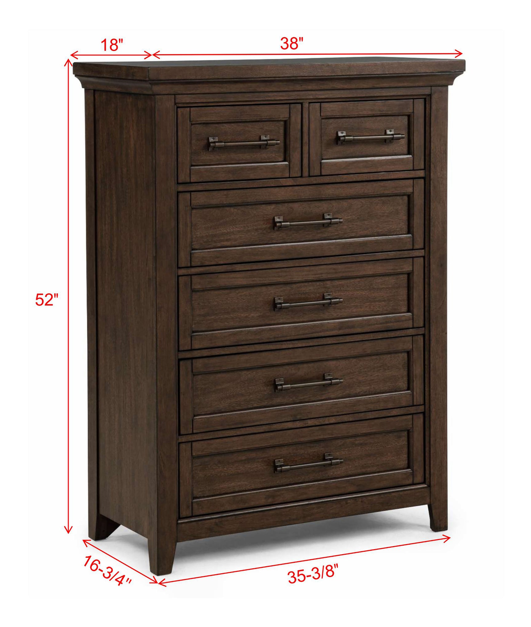 Beckett Brown Chest - Ornate Home