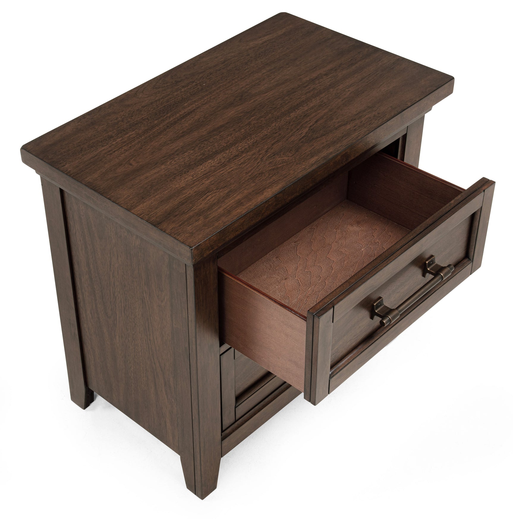 Beckett Brown Nightstand - Ornate Home