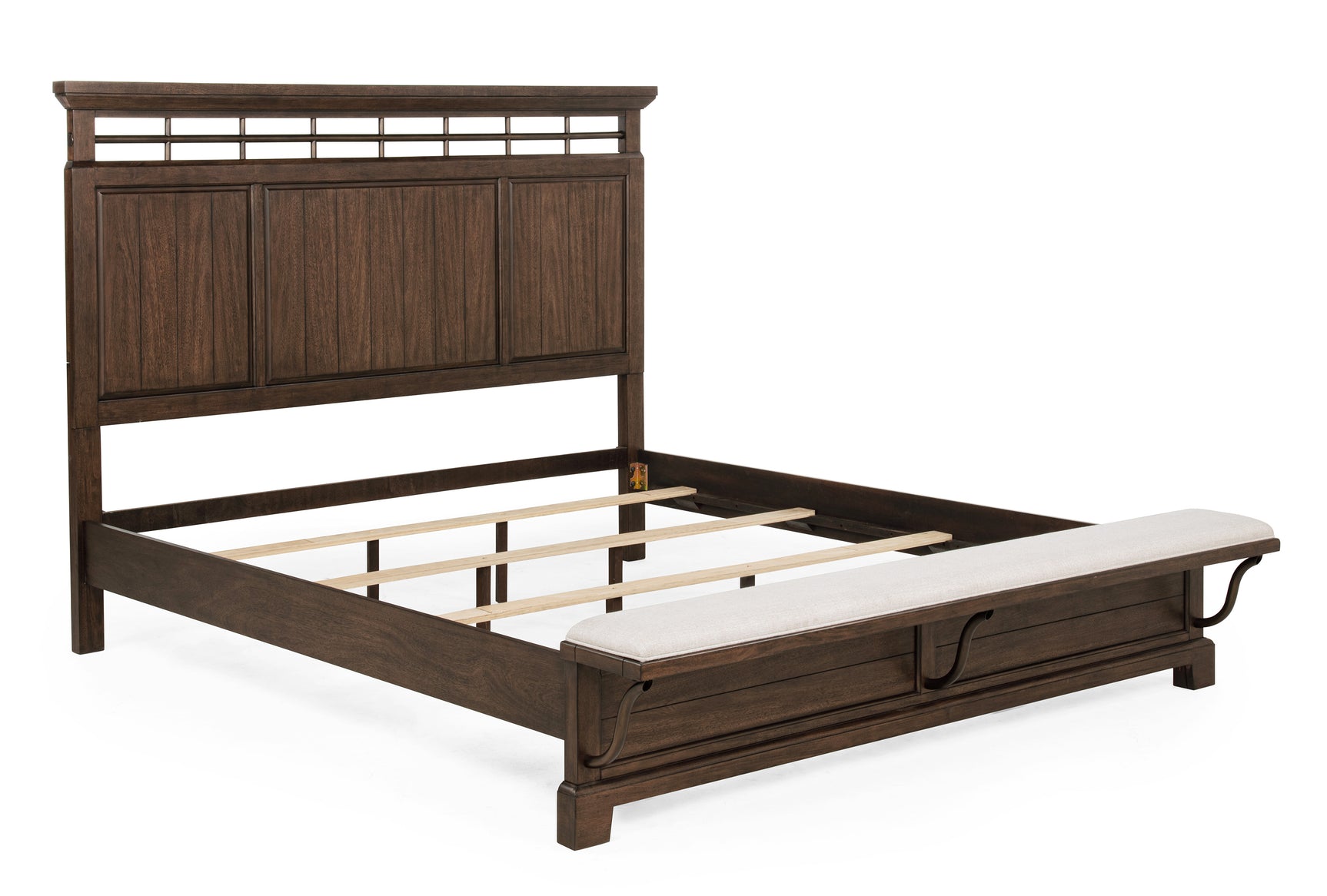 Beckett Brown Queen Bed - Ornate Home