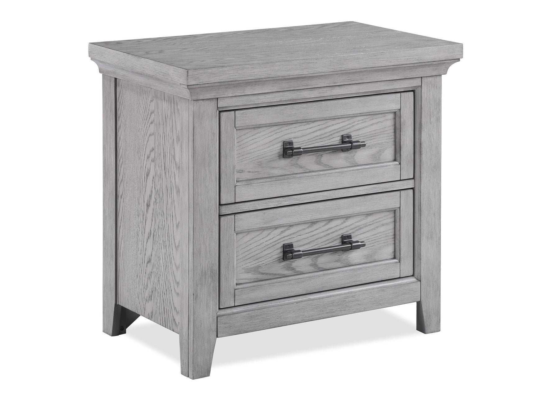 Beckett Rustic Gray Nightstand - Ornate Home
