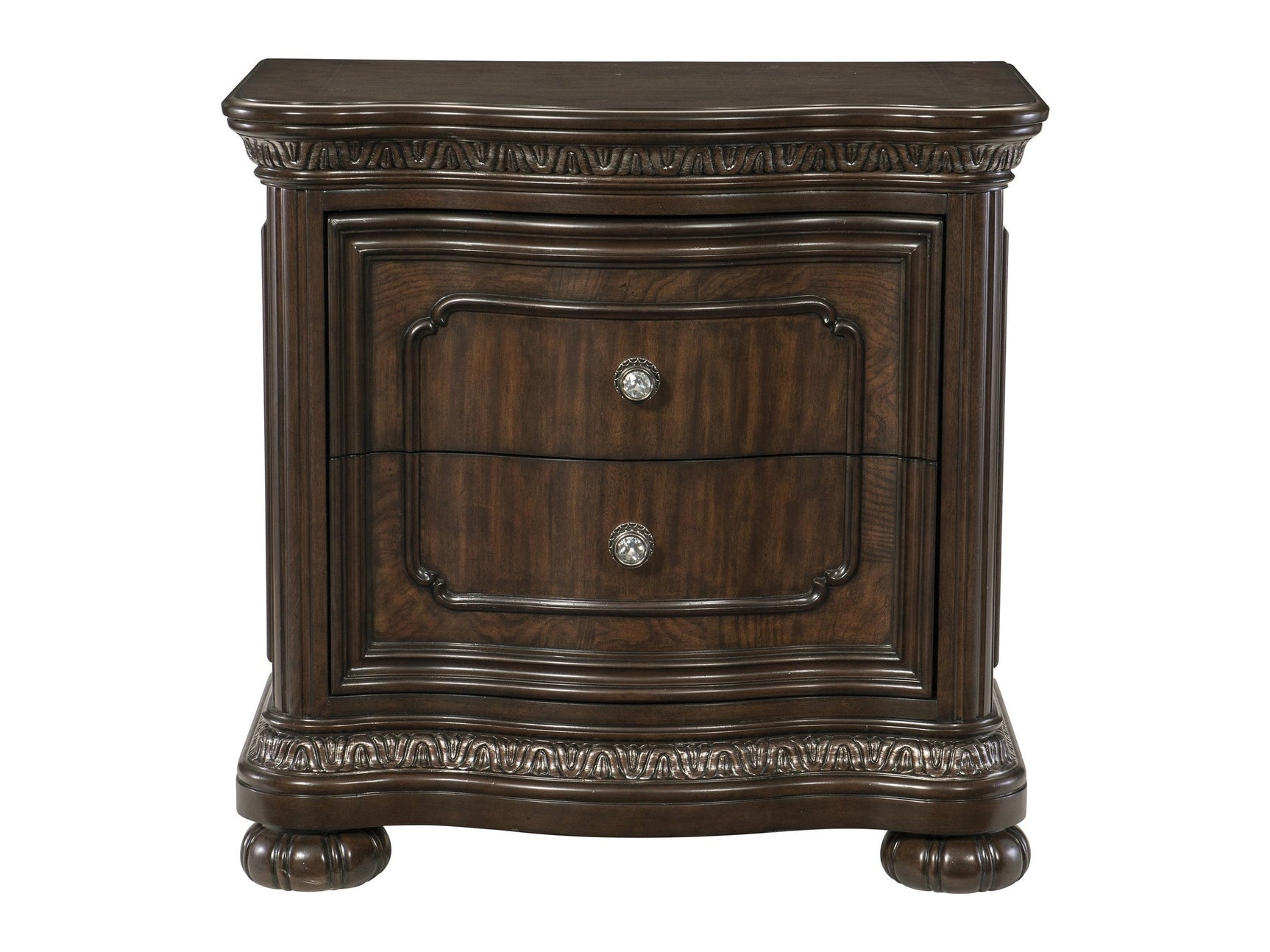 Beddington Dark Cherry Nightstand - Ornate Home