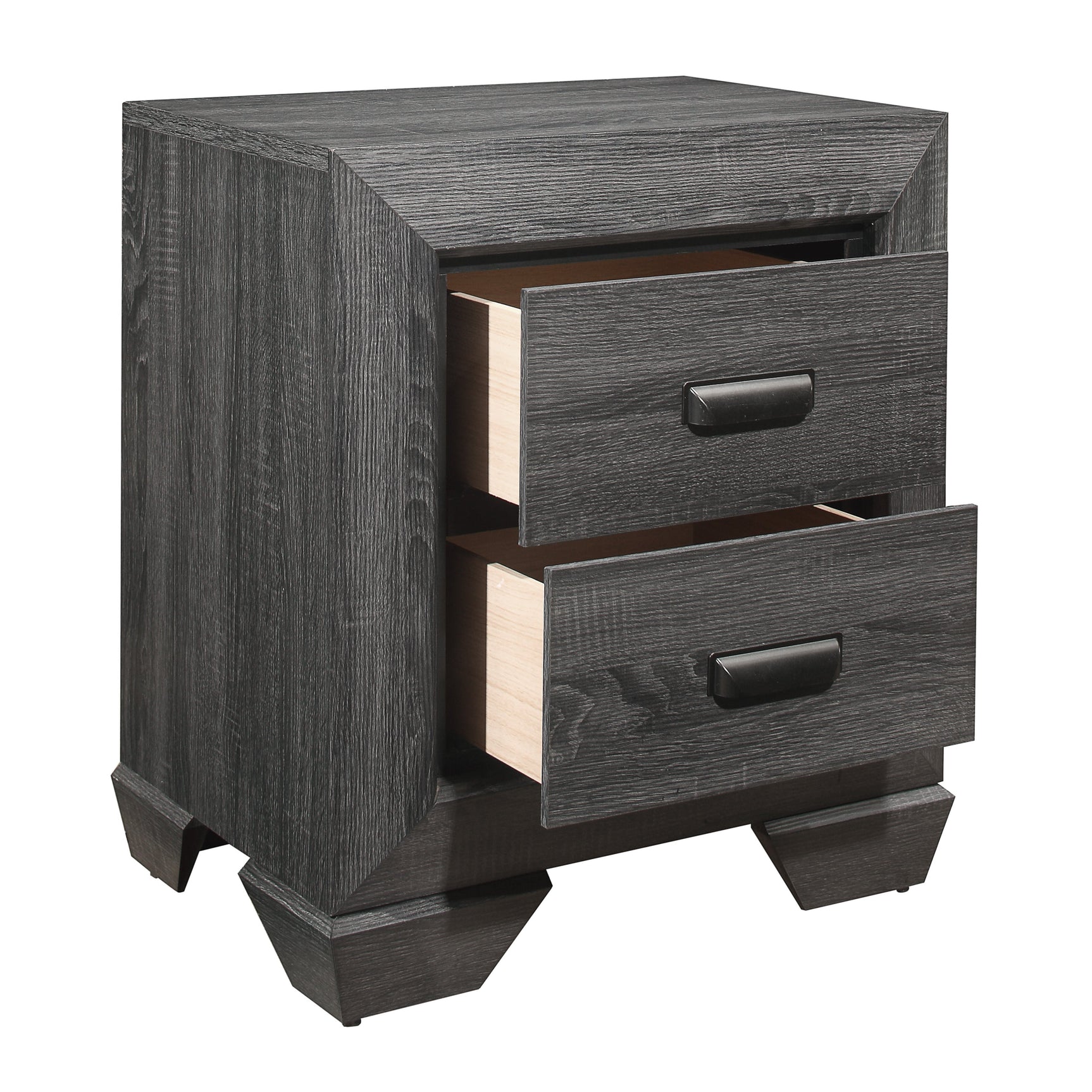 Beechnut Gray Nightstand - Ornate Home
