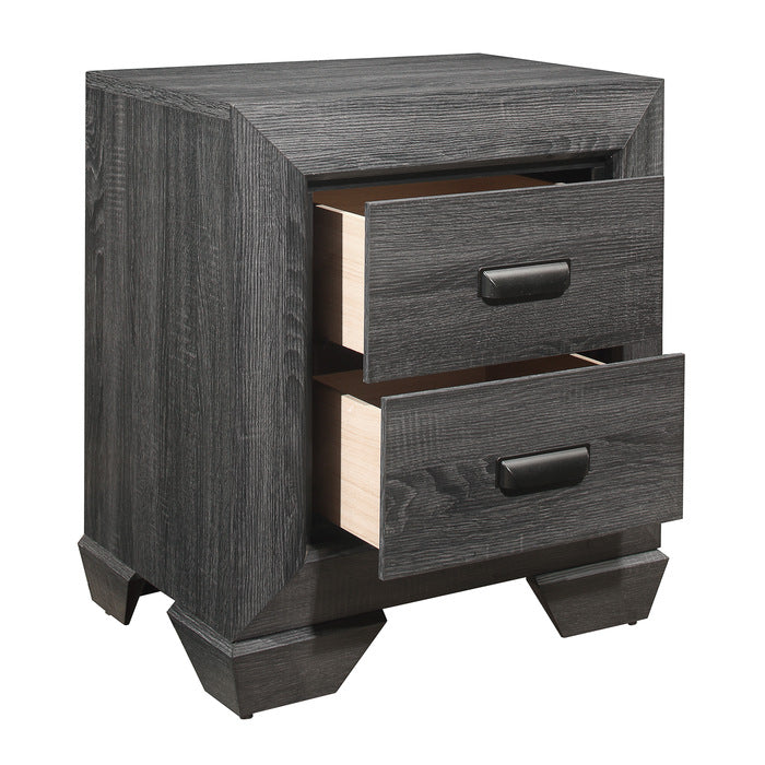 Beechnut Gray Nightstand - Ornate Home