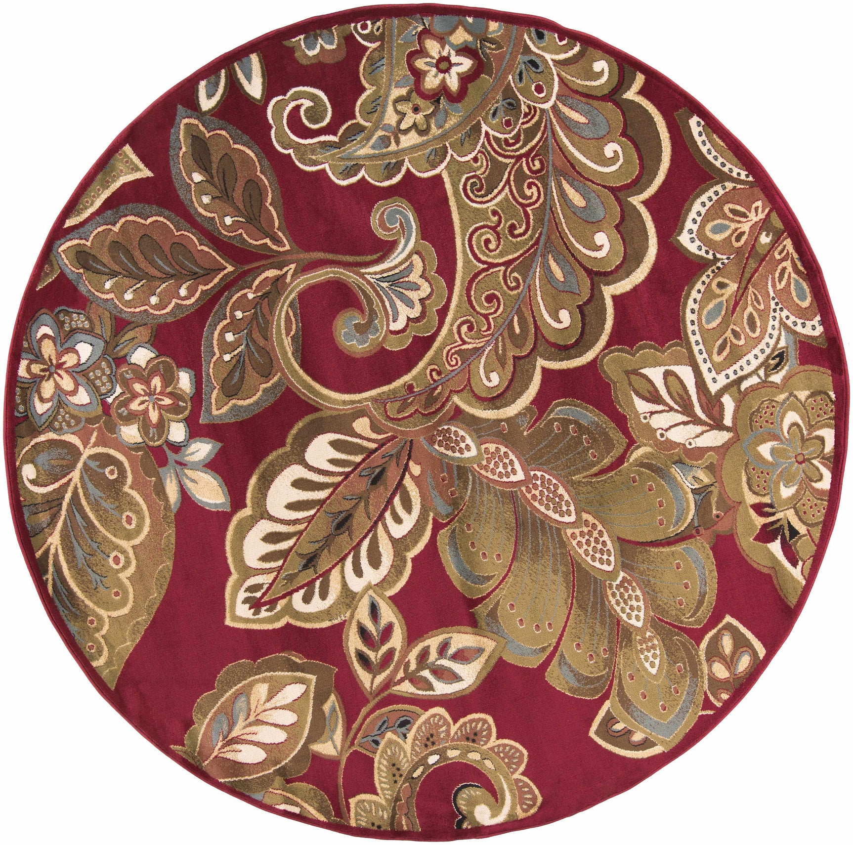 Beedeville Red Floral Rug - Ornate Home