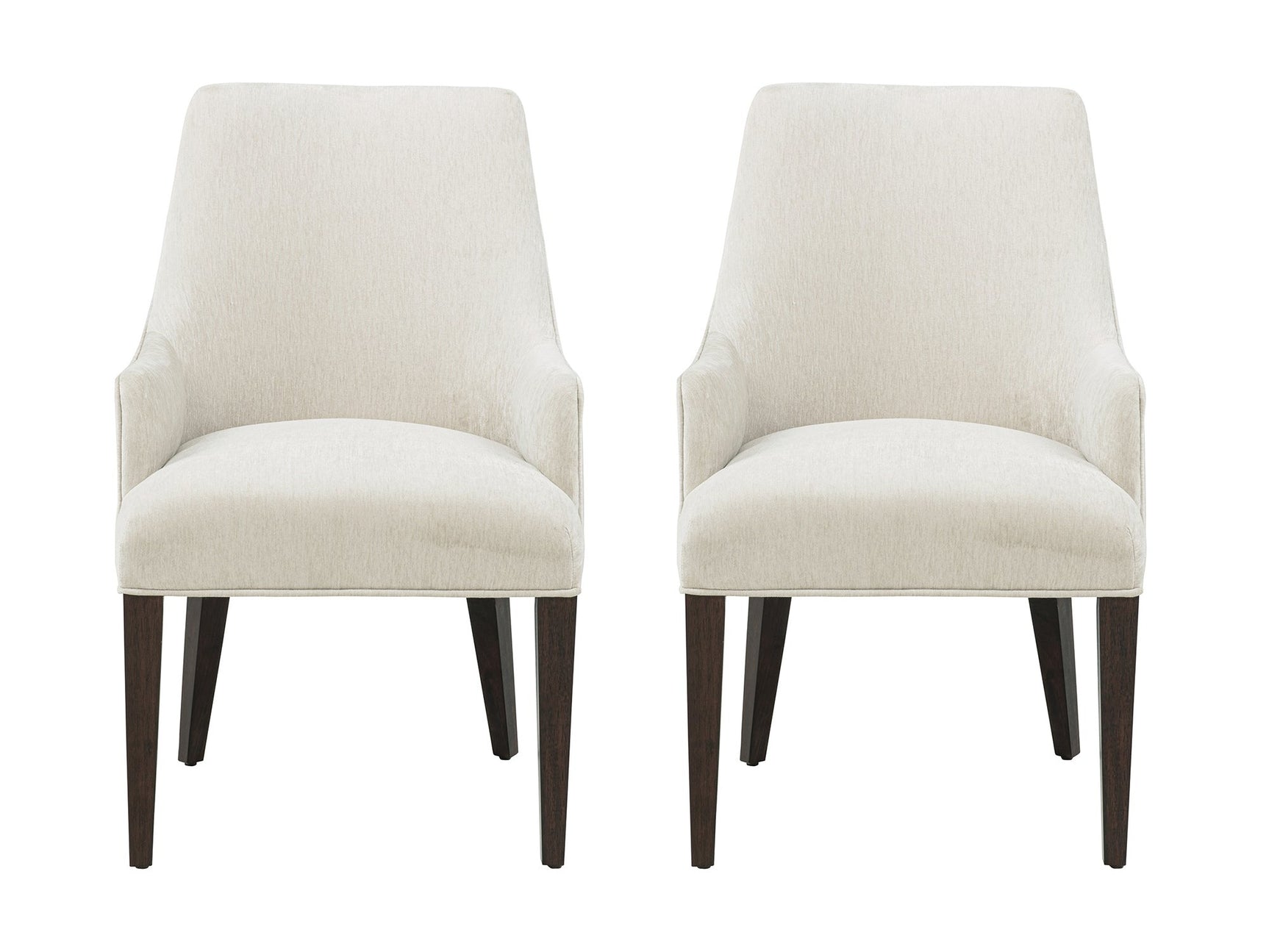 Beever Dining Armchair in Cream (set of 2) - Ornate Home