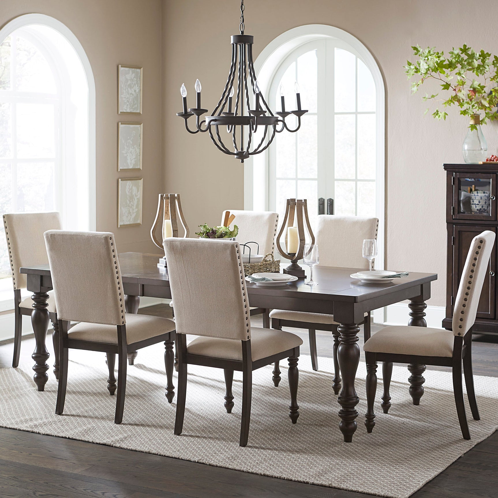 Begonia Brown Extendable Dining Table - Ornate Home