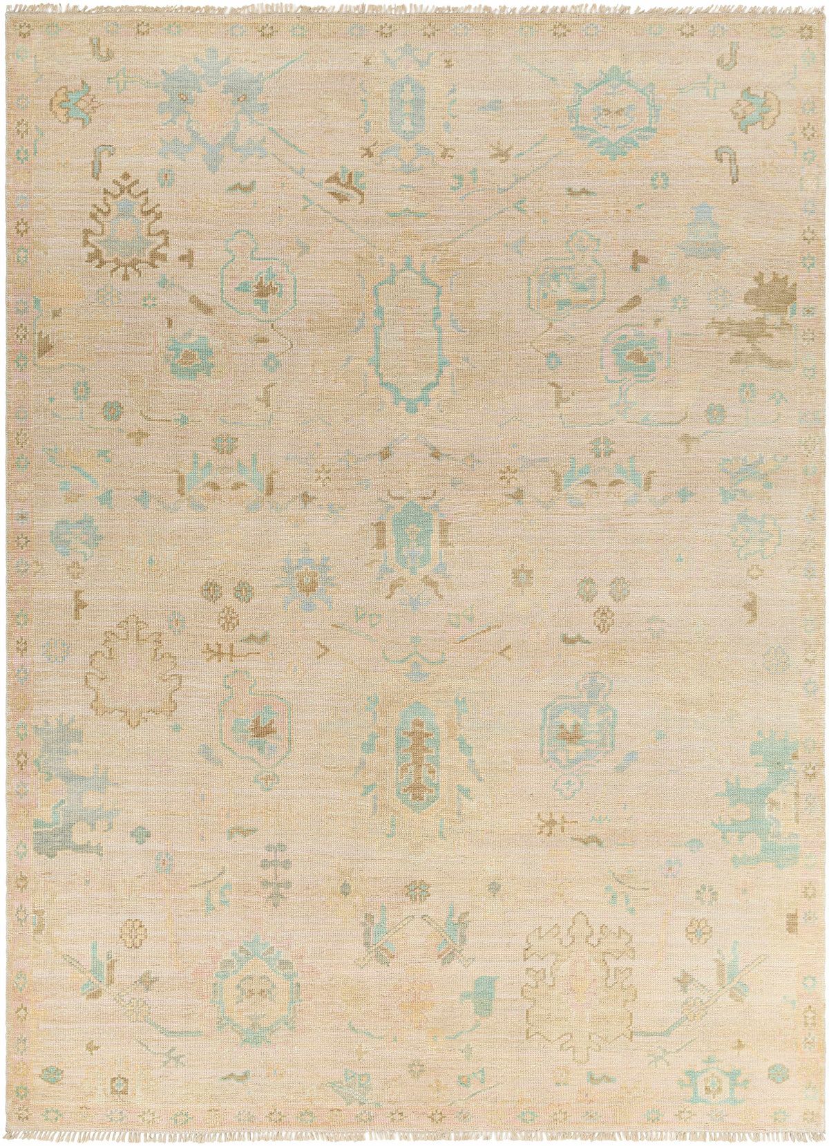 Beige Amiri Area Rug - Clearance - Ornate Home