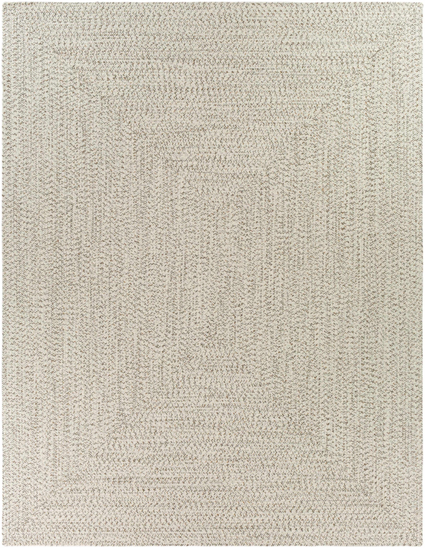 Beige Braided Faux Jute Outdoor Rug - Ornate Home