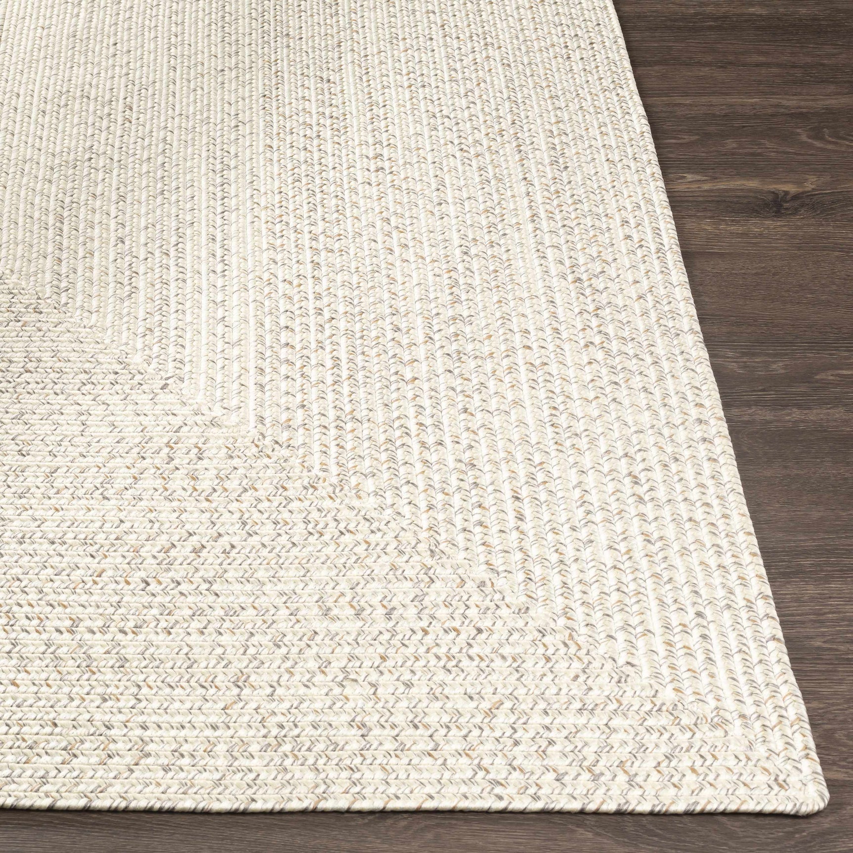 Beige Braided Faux Jute Outdoor Rug - Ornate Home
