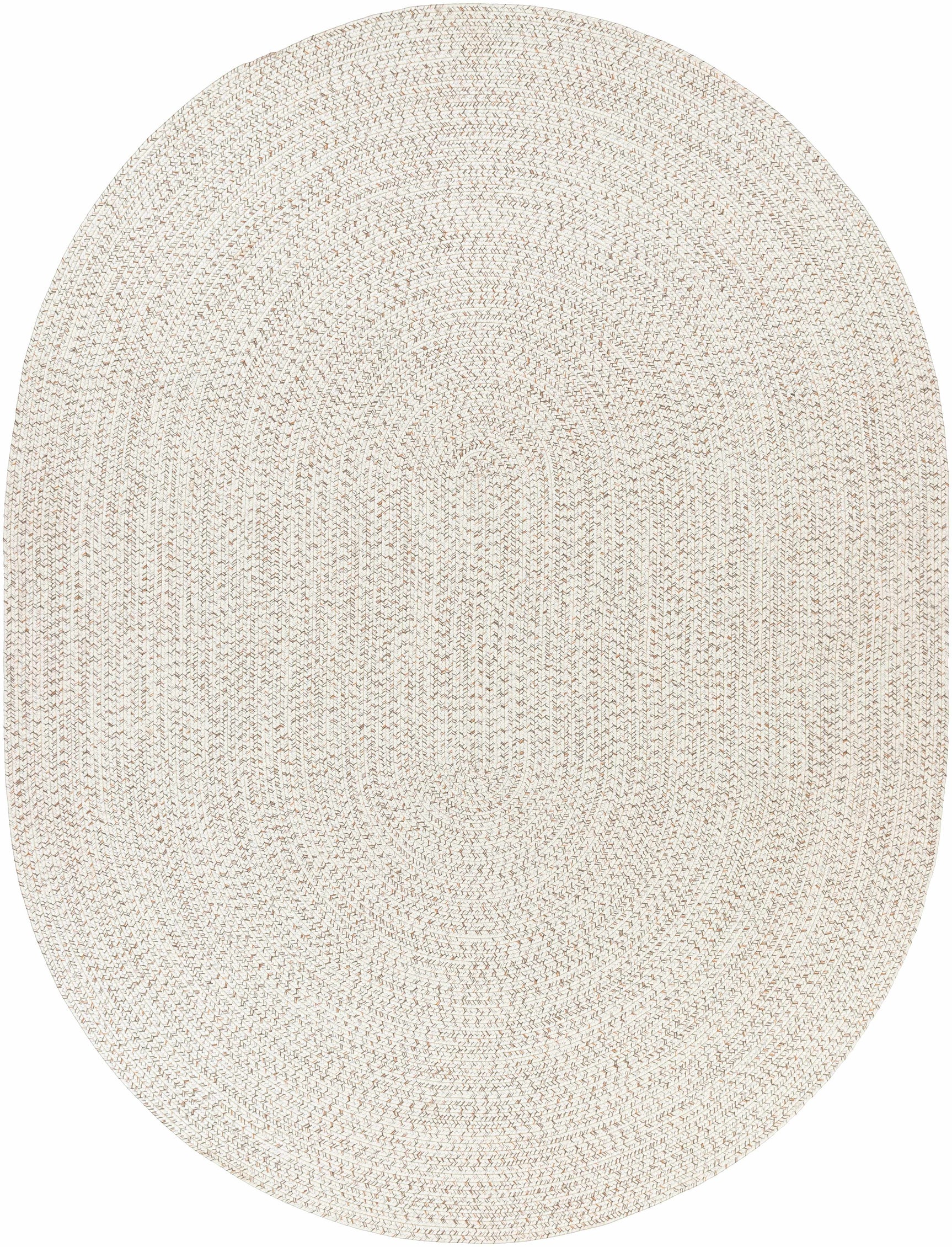 Beige Braided Faux Jute Outdoor Rug - Ornate Home