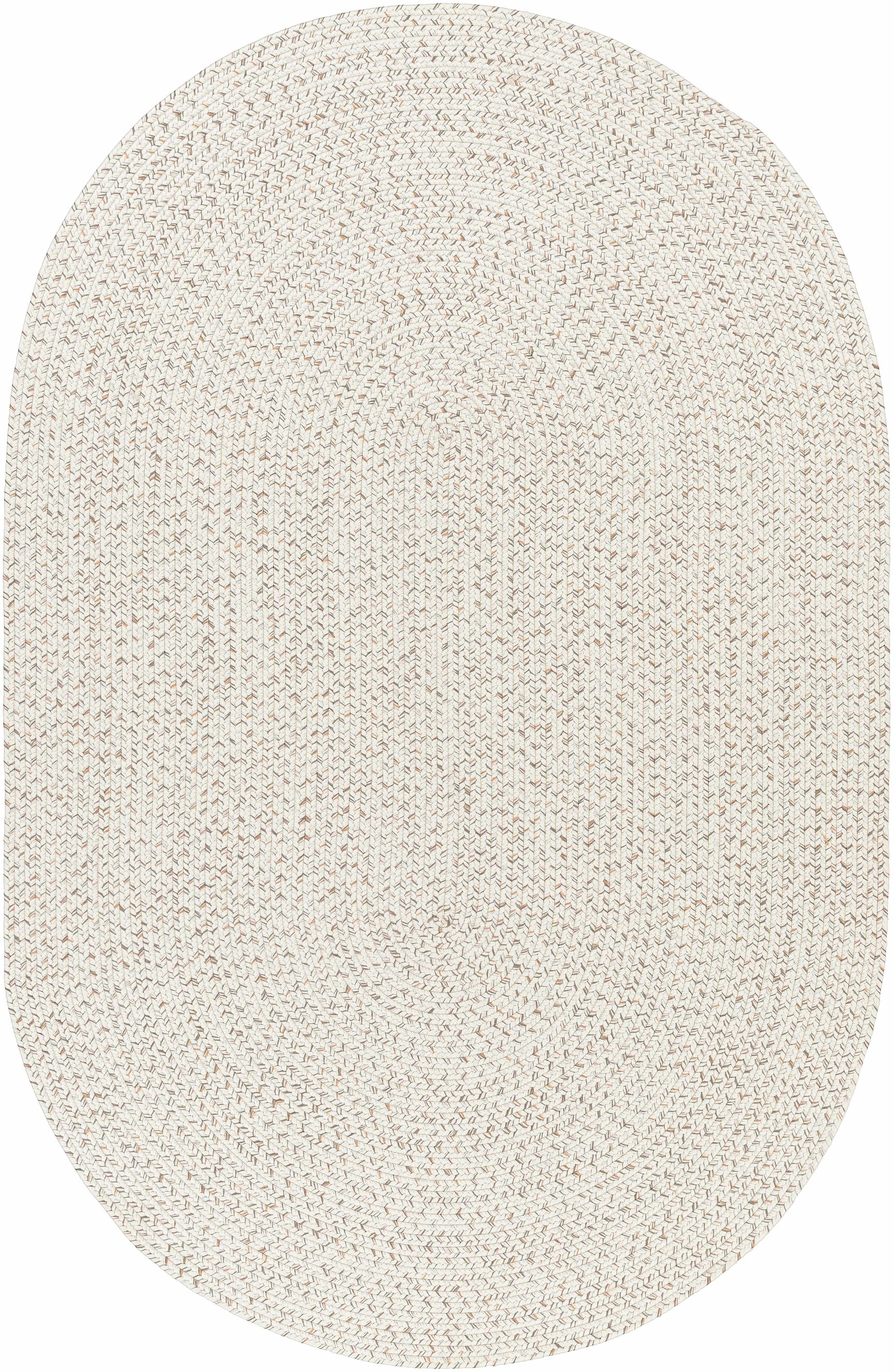 Beige Braided Faux Jute Outdoor Rug - Ornate Home