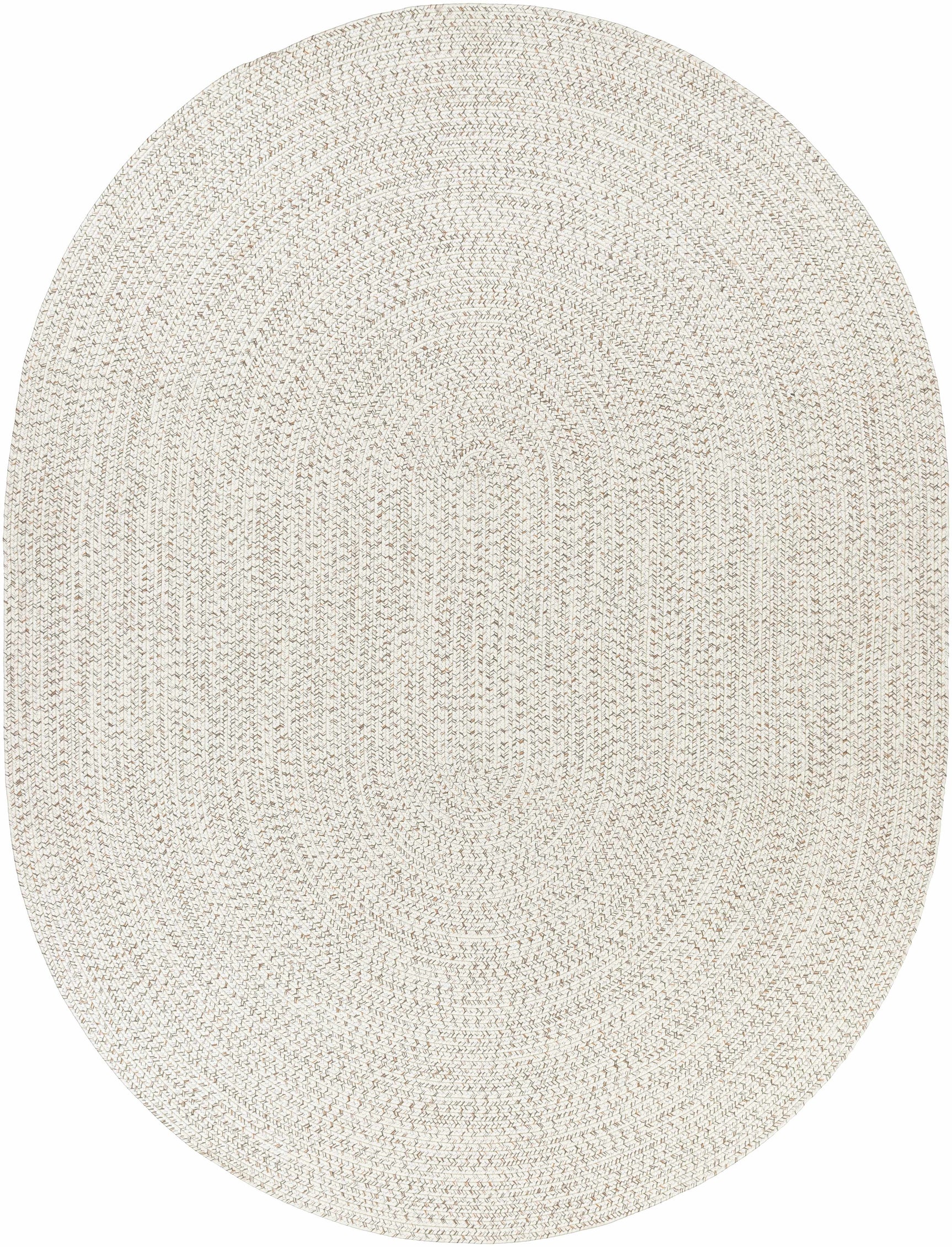 Beige Braided Faux Jute Outdoor Rug - Ornate Home