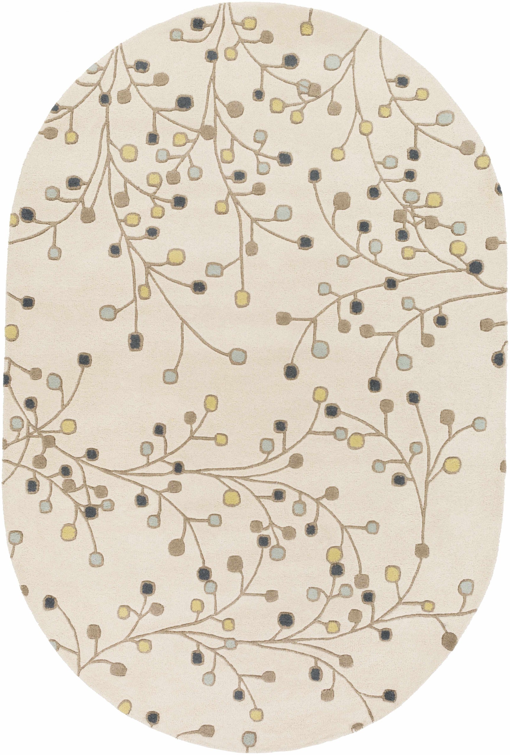 Beige Elsu Wool Rug - Ornate Home