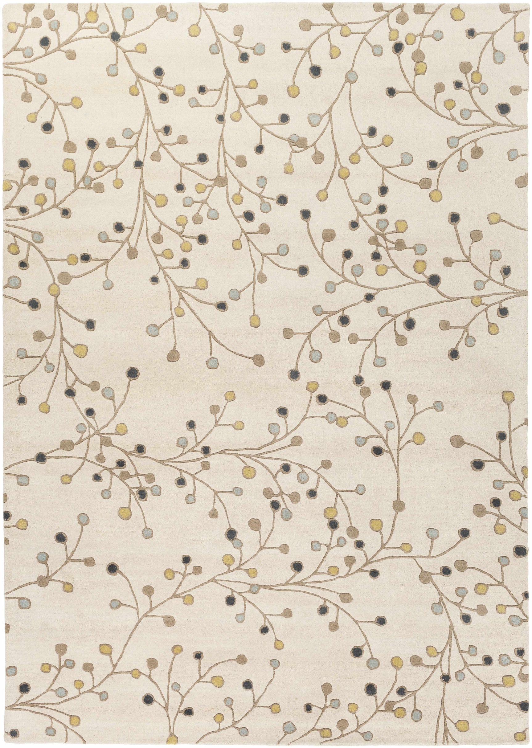 Beige Elsu Wool Rug - Ornate Home