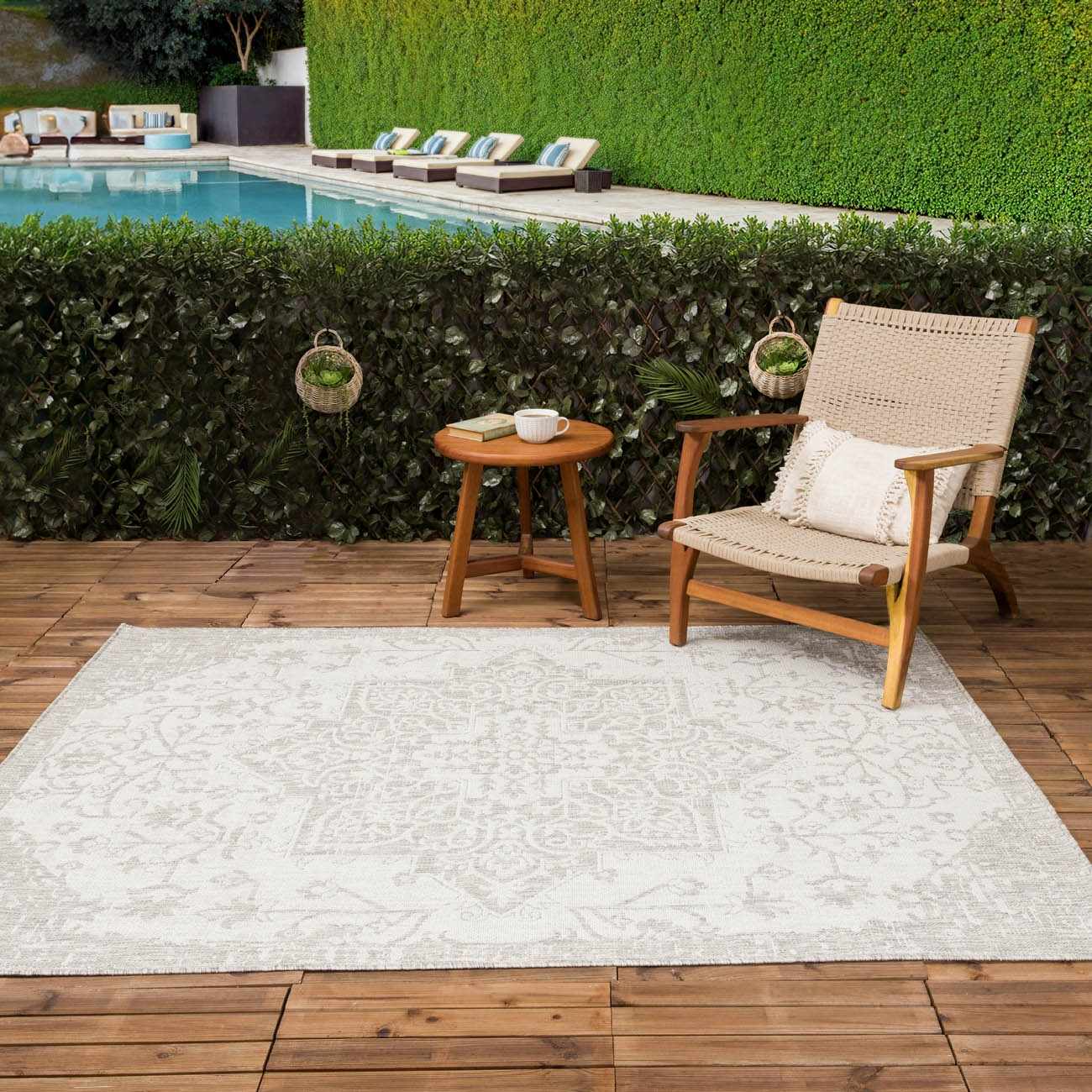 Beige Kilmacolm Outdoor Rug - Ornate Home