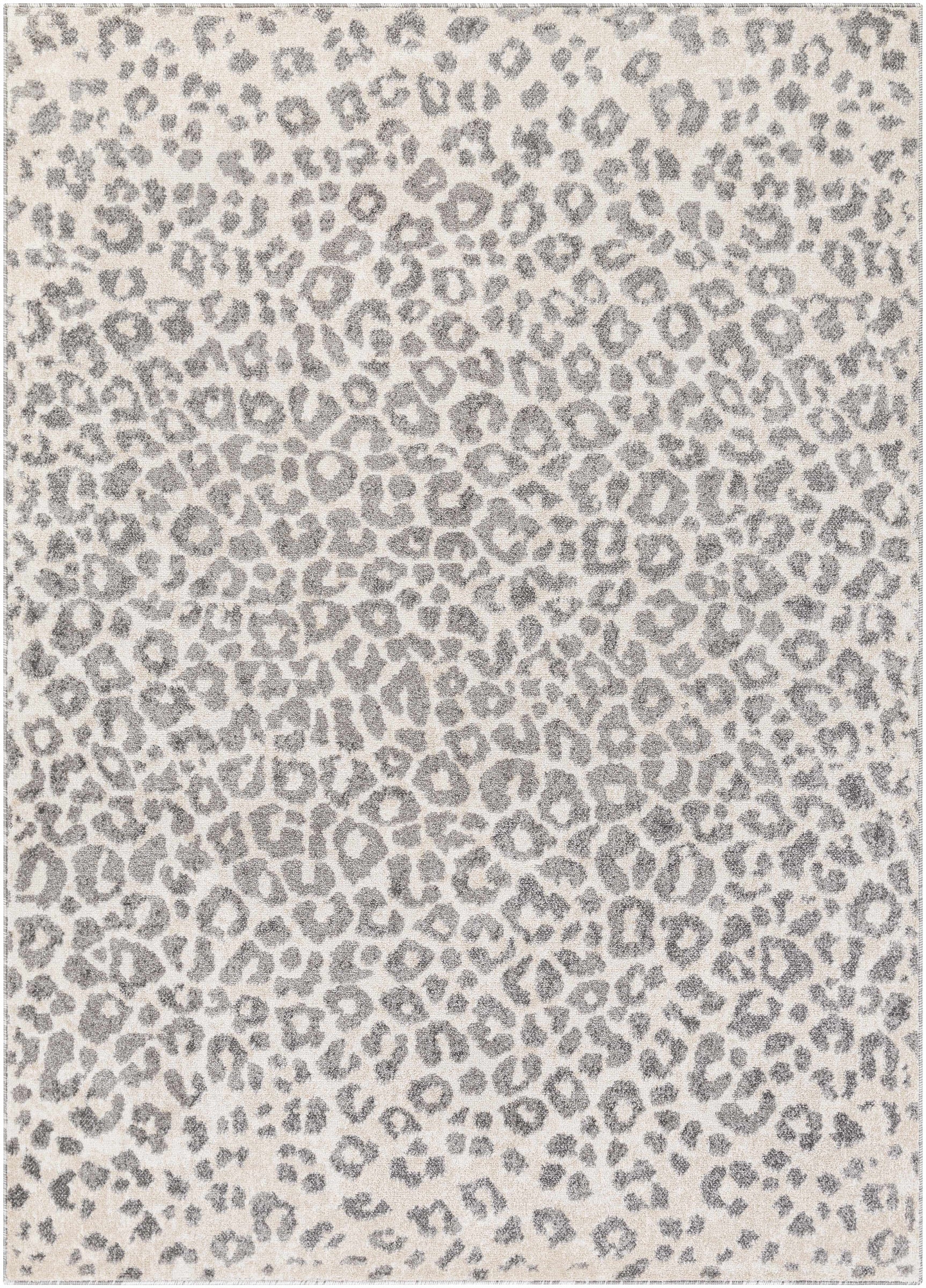 Beige Liversedge Leopard Print Area Rug - Ornate Home