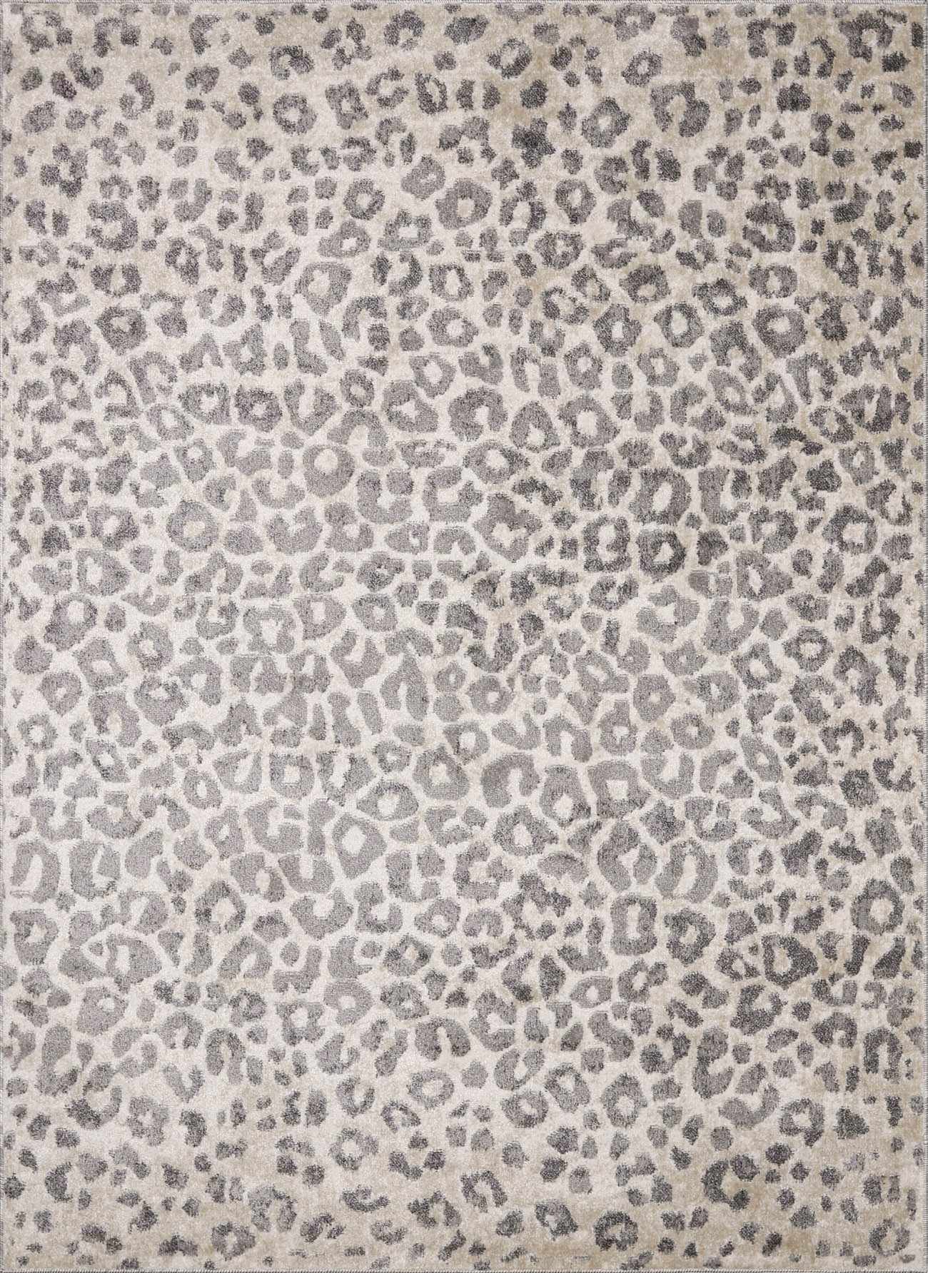 Beige Liversedge Leopard Print Area Rug - Ornate Home