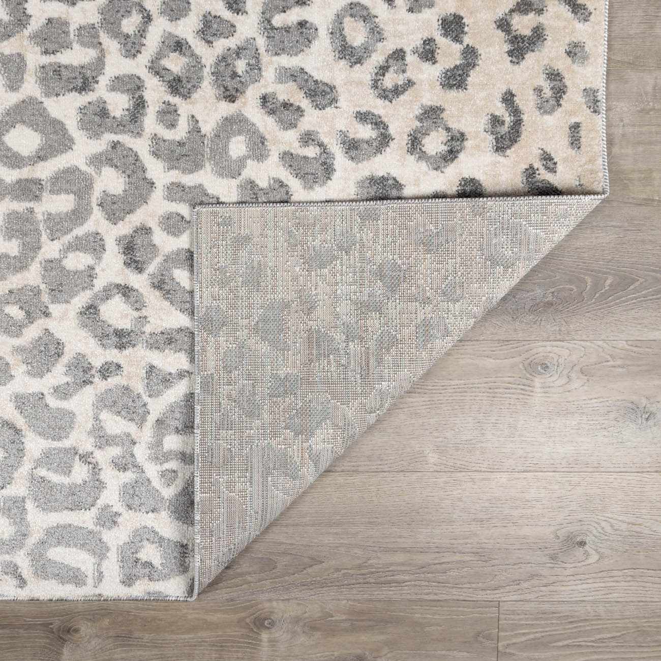 Beige Liversedge Leopard Print Area Rug - Ornate Home